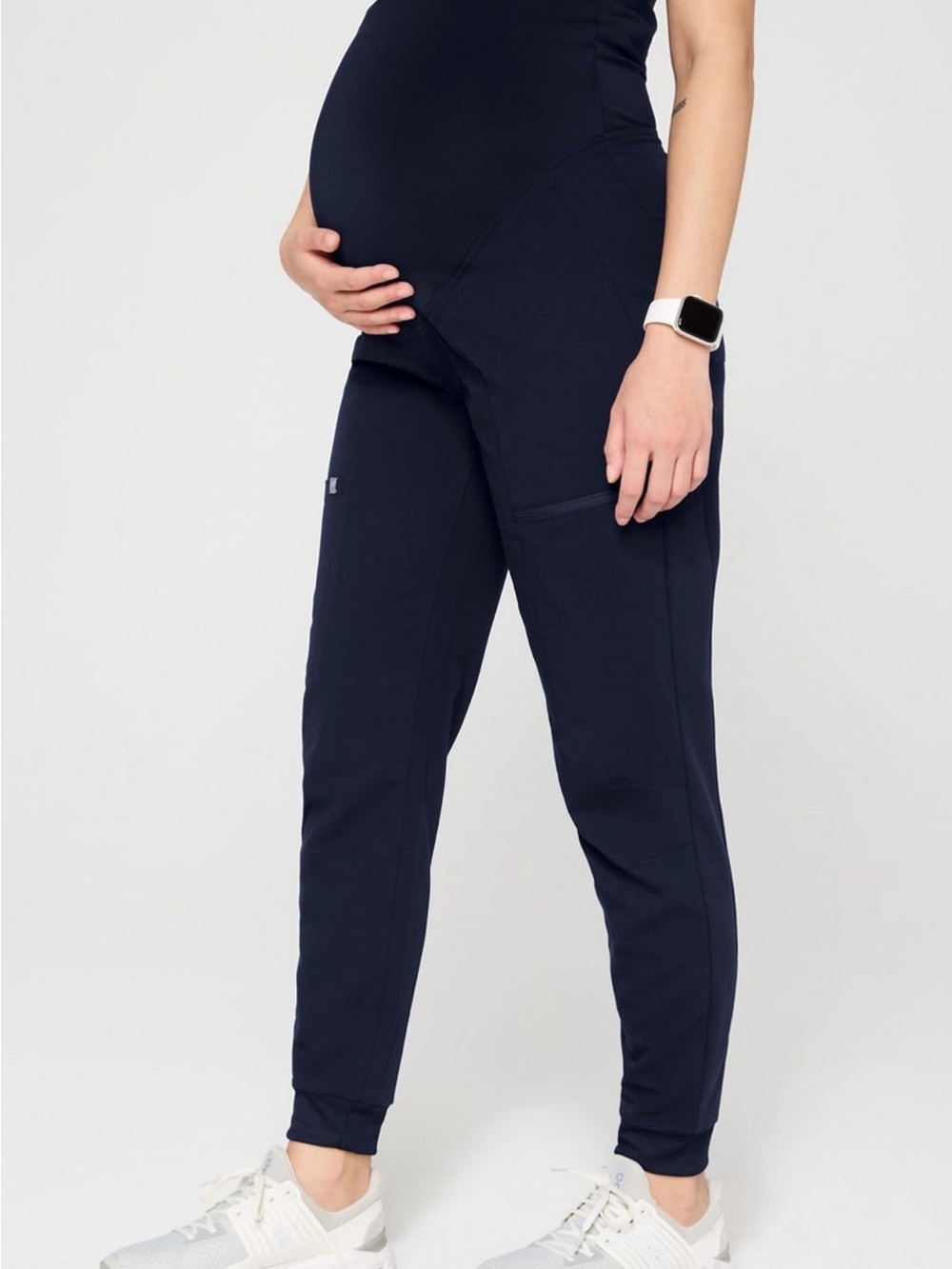Fabletics Maternity Slim Jogger Pants in Navy